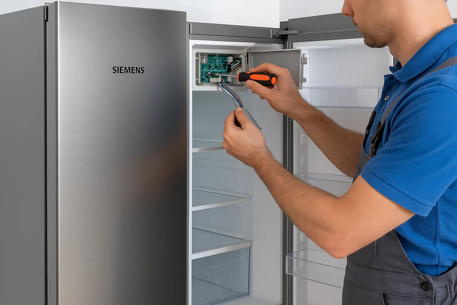 نمایندگی تعمیر یخچال زیمنس | تعمیر تخصصی ساید و فریزر SIEMENS در محل